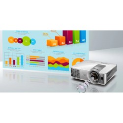 BenQ MS630ST, Short Throw, DLP, SVGA (800x600), 13000:1, 3200 ANSI lumens, Zoom 1.2x, Glass Lenses, Infographic Mode, Auto Vertical Keystone, VGA, 2xHDMI, S-Video, RCA, USB Type A, Audio in/out, Audio L/R in RCA, RS232, Speaker 10W x 1, Up To 10000 hr