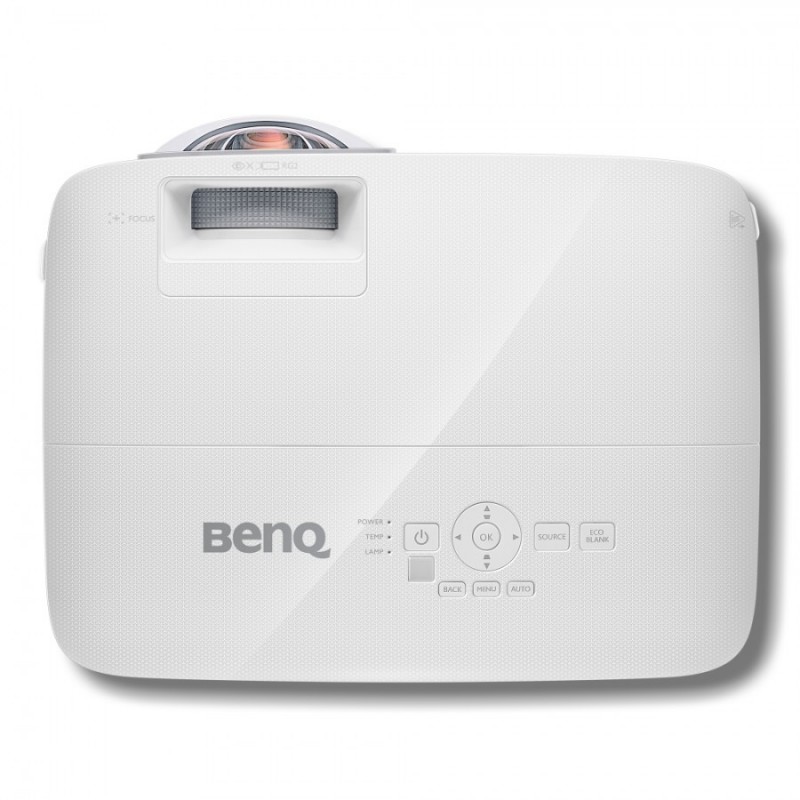 BenQ MX808ST, Short Throw, DLP, XGA(1024x768), 12 000:1, 3000 ANSI Lumens, VGA, HDMI, USB(typeA), Speaker, Optional interactive