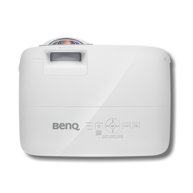 BenQ MX825ST Short Throw, DLP, XGA (1024x768), 12 000:1, 3300 ANSI Lumens,VGA, HDMI, USB, LAN(RJ45), Speaker, Optional Interactive Kit