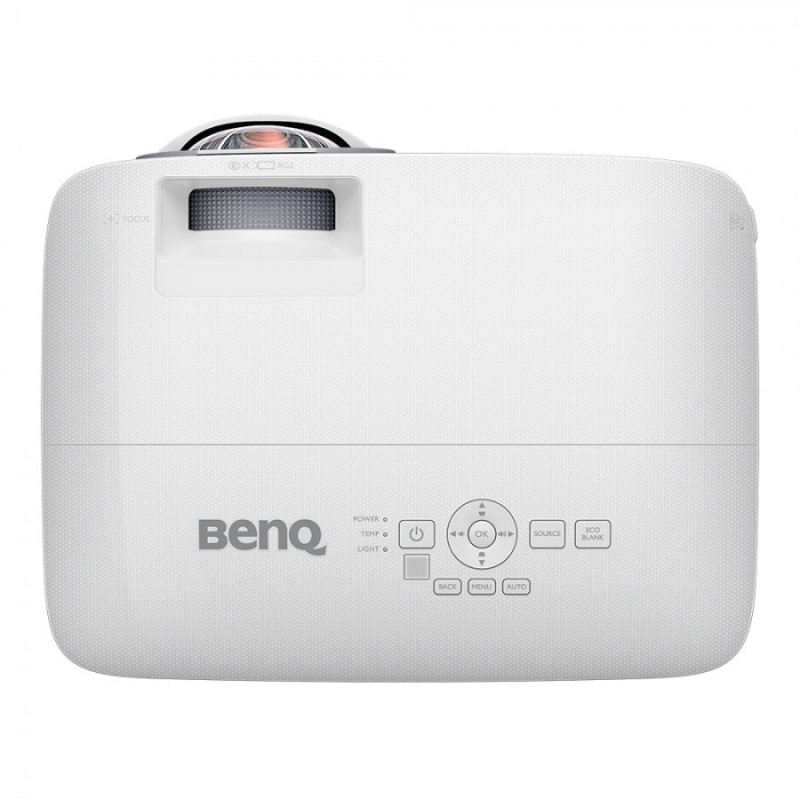 BenQ MX825STH, Short Throw, 81@1m, XGA 1024X768, 3500 AL, 20000:1, VGA, RCA, S-Video, 2xHDMI, Audio In/Out, Speaker 10W, USB (Type A)