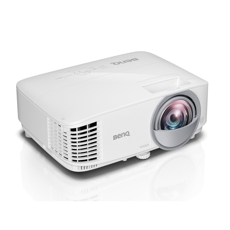 BenQ MW826ST Short Throw, DLP, WXGA(1280x800), 20 000:1, 3400 ANSI Lumens, VGA, HDMI, USB, LAN RJ45, Speaker, Optional Interactive Kit