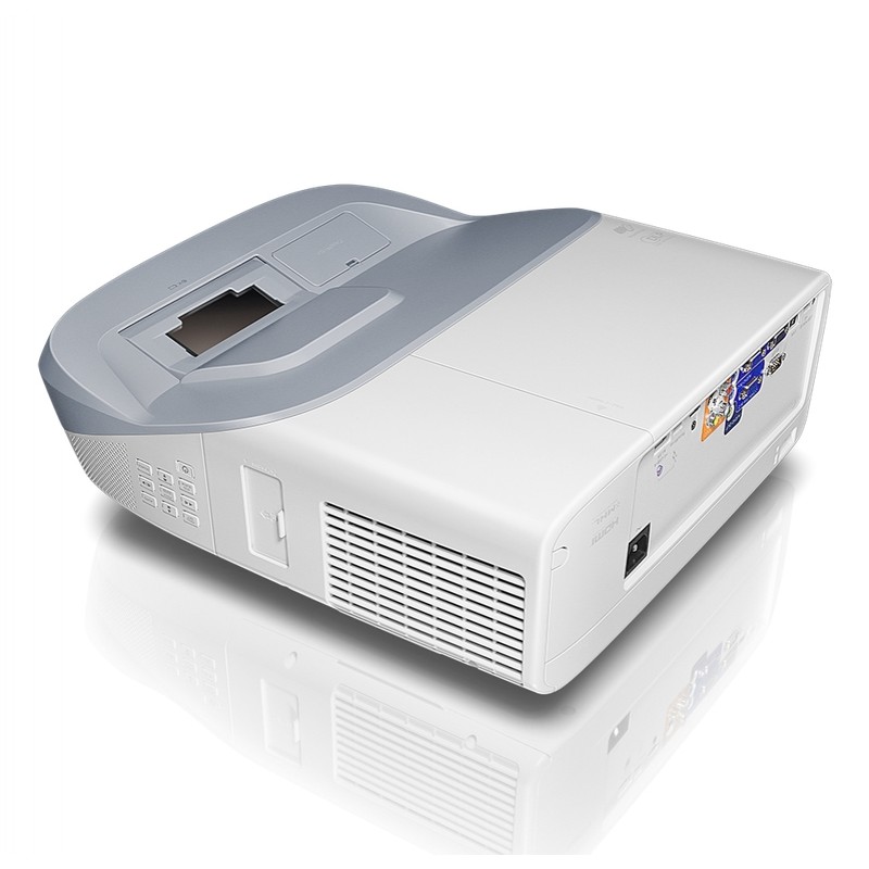 BenQ MW864UST Ultra Short Throw, DLP, WXGA(1280x800), 10 000:1, 3300 ANSI Lumens, VGA x2, HDMI x2, LAN, USB, 3D Ready, Speakers 10W x2