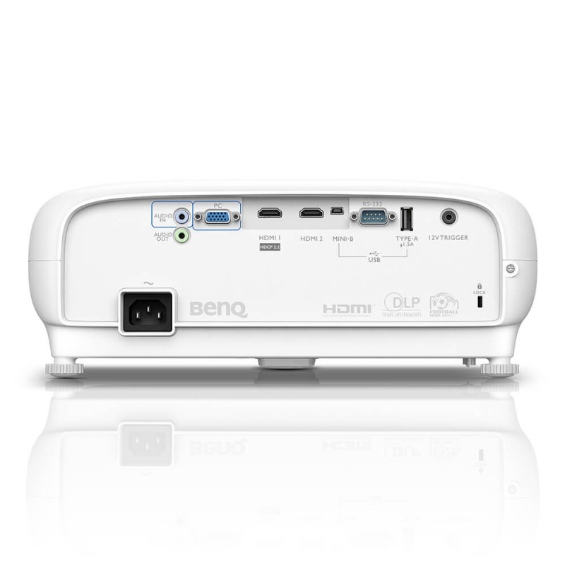 BenQ TK800M, Projector for Sports Fans, 4K HDR, DLP, 4K UHD (3840x2160), 10 000:1, 3000 ANSI Lumens, Zoom 1.1x, 96% Rec.709 Coverage