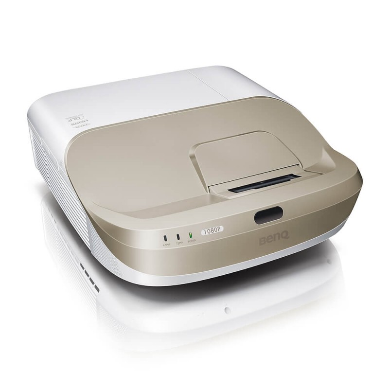 BenQ W1600UST Ultra Short Throw, DLP, 1080p, Home Cinema Projector, 100 screen from 170 mm, 140 screen from 373 mm, 3300 ANSI Lumens