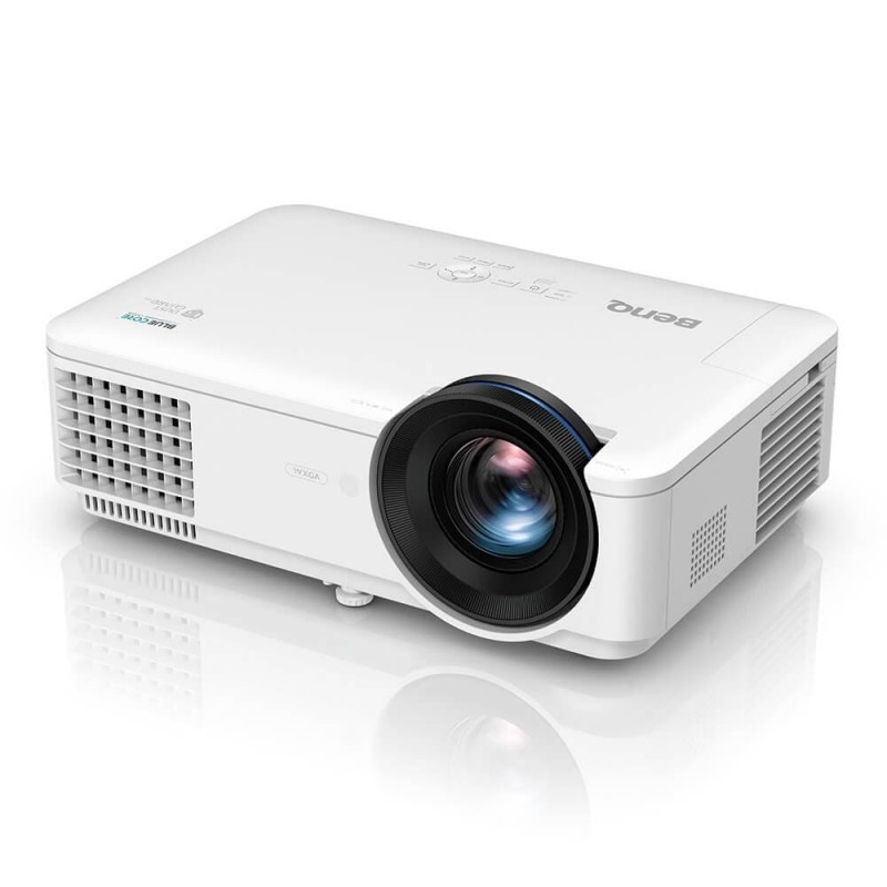 BenQ LW820ST, DLP, Short-throw, BlueCore Laser, WXGA 1280x800, 3600 AL, 3000000:1, IP5X dustproof, VGA, HDMI, S-Video, RCA, RS232, LAN