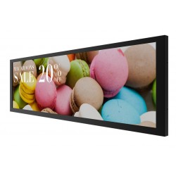 BenQ BH380, 38" LED, 9ms, 1920x545, 800 nits, 4000:1, VGA, HDMI, RS232 , Wall mount 200x100mm