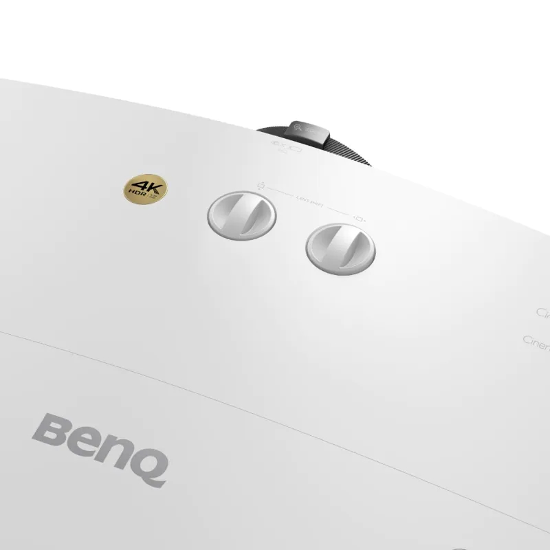 BenQ W5700S, Cine Prime, 4K 3840x2160, HDR PRO, 1800 ANSI lumens, Zoom 1.6x, 100000:1 FOFO, calibration report, 100% DCI-P3, 100%