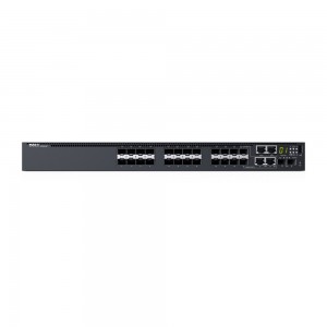 Dell Networking S3124, L3, 24x 1GbE, 2xCombo, 2x 10GbE SFP+ fixed ports, Stacking, IO to PSU airflow, 1x AC PSU, LLW