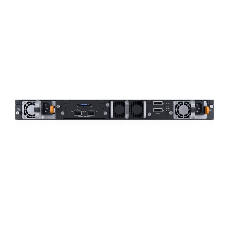 Dell Networking S3148, L3, 48x 1GbE, 2xCombo, 2x 10GbE SFP+ fixed ports, Stacking, IO to PSU airflow, 1x AC PSU, LLW, 210-AIMR