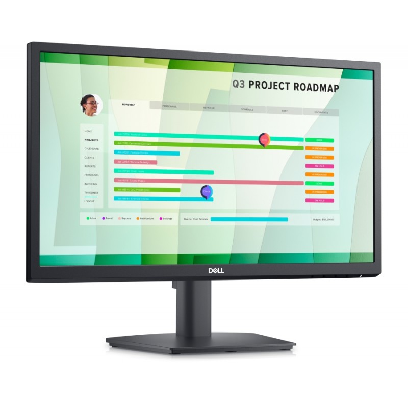 Dell E2223HN, 21.5 Wide LED Anti-Glare, VA Panel, 5ms, 3000:1, 250 cd/m2,  1920x1080 Full HD, ComfortView, VGA, HDMI, Tilt, Black