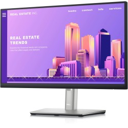 Dell P2222H, 21.5" Wide LED Anti-Glare, IPS Panel, 5ms, 1000:1, 250 cd/m2, 1920x1080 FullHD, 99% sRGB, VGA, HDMI, DP, USB 5 Gbps, ComfortView Plus, Height Adjustable, Pivot, Swivel, Tilt, Black