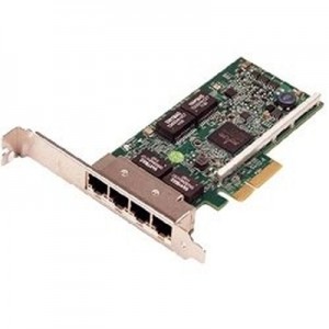 Dell Broadcom 5719 QP 1Gb Network Interface Card, Low Profile,CusKit
