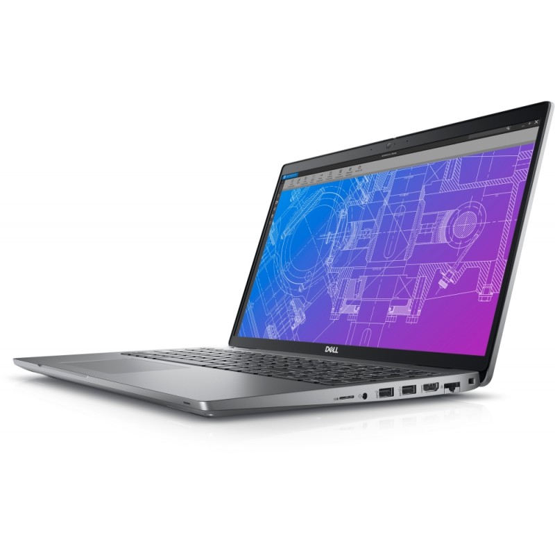 Dell Precision 3570, Intel Core i7-1265U vPro (12 MB Cache, 1.70 GHz to 4.80 GHz), 15.6 FHD (1920x1080) 250 nit, RGB Camera, 16 GB