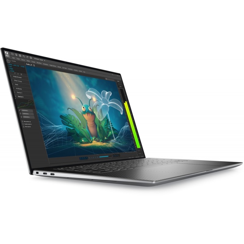 Dell Precision 5570, Intel Core i7-12700H (14 cores, 24 MB cache, up to 4.70GHz), 15.6 FHD+ (1920x1200) AG 500 nits, 100% sRGB, 16GB