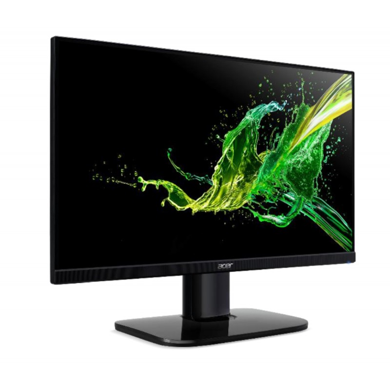 Acer KA240Ybi, 23.8 VA LED, Anti-Glare, ZeroFrame, FreeSync, 1ms(VRB), 100M:1, 250nits, 1920x1080 FHD, 75Hz, VGA, HDMI, Tilt, Black