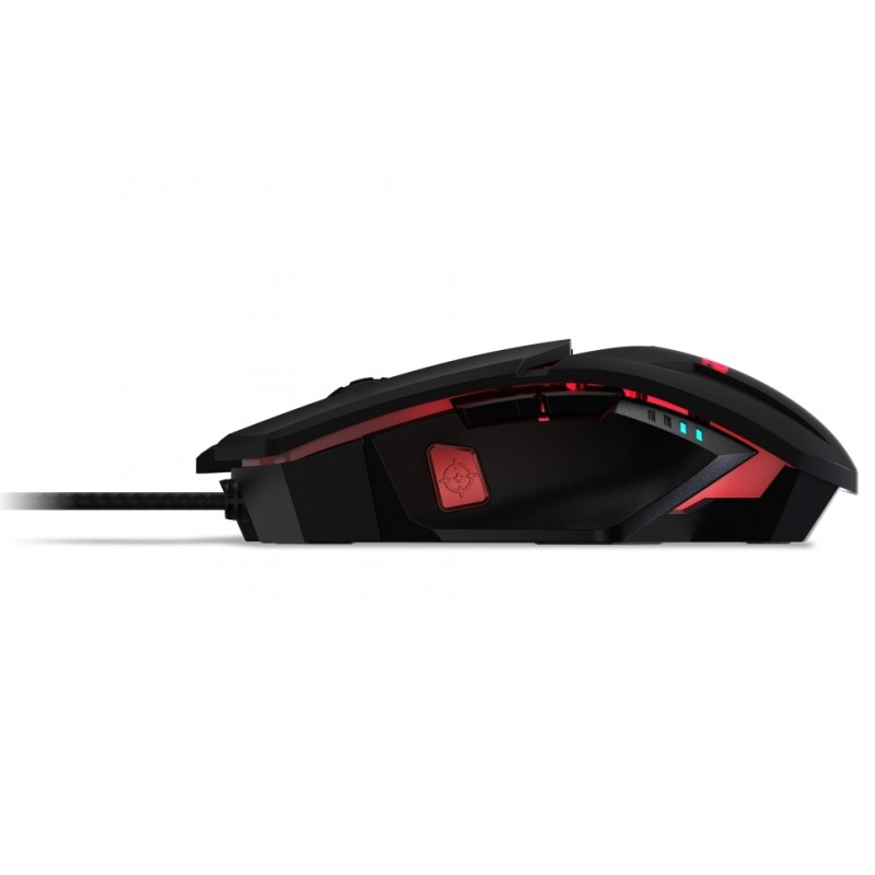 Acer Nitro Gaming Mouse Retail Pack, up to 4000 DPI, 6-level DPI Switch, 4 x 5g weights to customize, Burst Fire button, NP.MCE11.00G