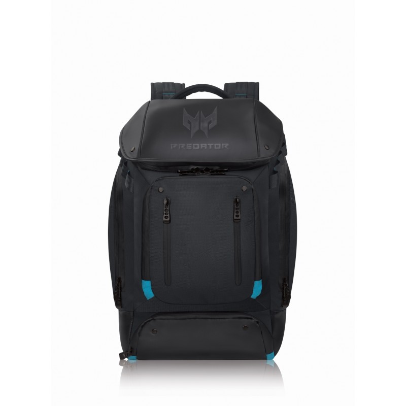 Acer Predator 17.3 Gaming Utility Backpack Black with Teal Blue, NP.BAG1A.288