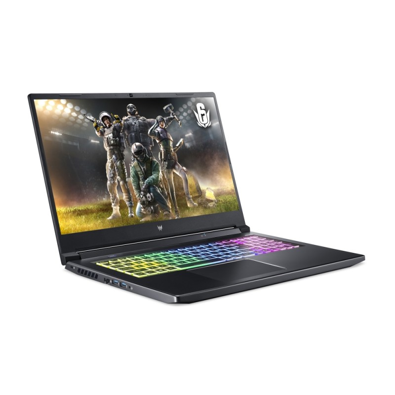 Acer Predator Helios 300, PH317-55-957M, Core i9-11900H(2.50GHz up to 4.90GHz, 24MB), 17.3“ FHD IPS 144Hz, 16 GB DDR4 3200MHz (1 slot