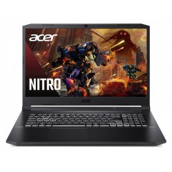 Acer Nitro 5, AN517-54-760A, Core i7-11800H (2.3GHz up to 4.6GHz, 24MB), 17.3" FHD IPS 144Hz, 8 GB DDR4 3200MHz (1 slot free), 1024GB NVMe SSD, HDD Kit, RTX 3050 4GB GDDR6, Cam&Mic.,Wi-Fi 6ax, BT 5.1, RGB Backlit kbd, No OS, Black
