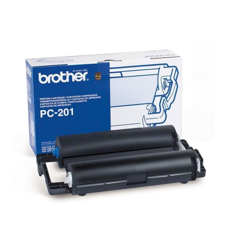 Brother PC-201 Ribbon Cartridge for FAX-1010/20/30, FAX-1010Plus/1030Plus, FAX-1010e/1030e, MFC-1025 series, PC201