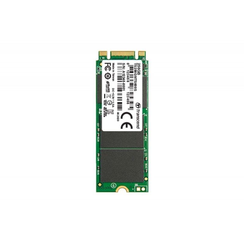 Transcend 256GB, M.2 2260 SSD, SATA3 B+M Key, MLC, TS256GMTS600S