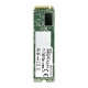 Transcend 256GB, M.2 2280, PCIe Gen3x4, M-Key, 3D TLC, with Dram, TS256GMTE220S