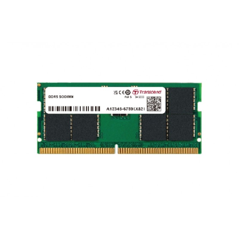 Transcend 16GB JM DDR5 4800 SO-DIMM 1Rx8 2Gx8 CL40 1.1V, JM4800ASE-16G