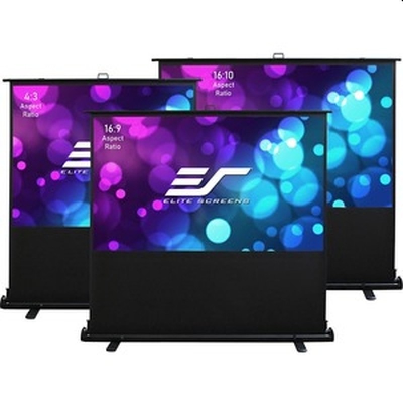 Elite Screen F107XWH2, 107 (16:9),Kestrel Tab-Tension Floor-up CLR , 237 x 133.5 cm, MaxWhite, Black, F107XWH2