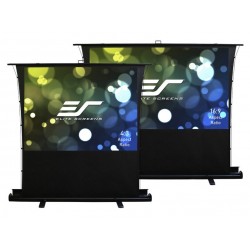 Elite Screen FT80XWH, 80" (16:9), Floor Stand Pull Up , 177.8 x 100.1 cm, MaxWhite, Black