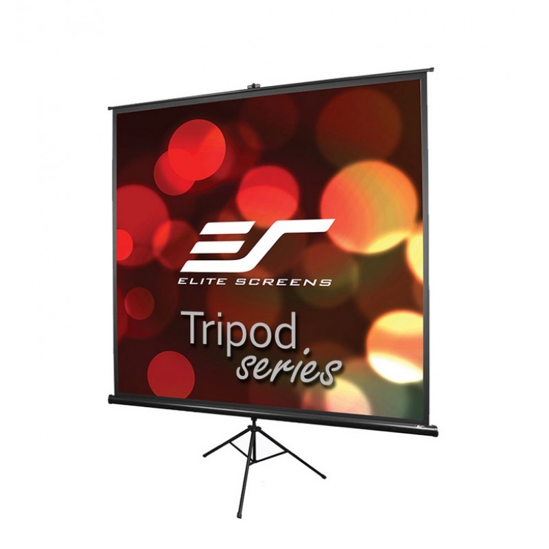 Elite Screen T84UWV1 Tripod, 84 (4:3), 170.2 x 127.0 cm, Black, T84UWV1