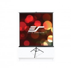Elite Screen T85UWS1 Tripod, 85" (1:1), 152.4 x 152.4 cm, Black