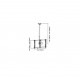 Sunne Ceiling TV Bracket, 26-47, Tilt 15°, VESA400x400, PL-C72