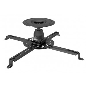Sunne Ceiling/Bevel Projector Bracket, Ceiling to Projector 135mm, Tilt/Swivel -20°~+20°, 360 rotate max 25kg, universal mounting pattern up to 500mm width