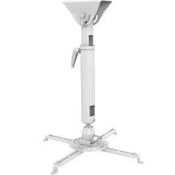 Sunne Ceiling/Bevel Projector Bracket, Ceiling to Projector 820-1200mm, Tilt/Swivel -20°~+20°, 360 rotate max 25kg, universal mounting pattern up to 500mm width