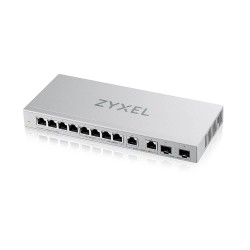 ZyXEL XGS1010-12, 8-Port Gigabit Unmanaged Switch with 2-Port 2.5G/2-Port SFP+