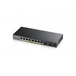 Zyxel GS1100-10HP v2, unmanage PoE 8x Gigabit, 2x Fiber Uplink, 120 Watt PoE
