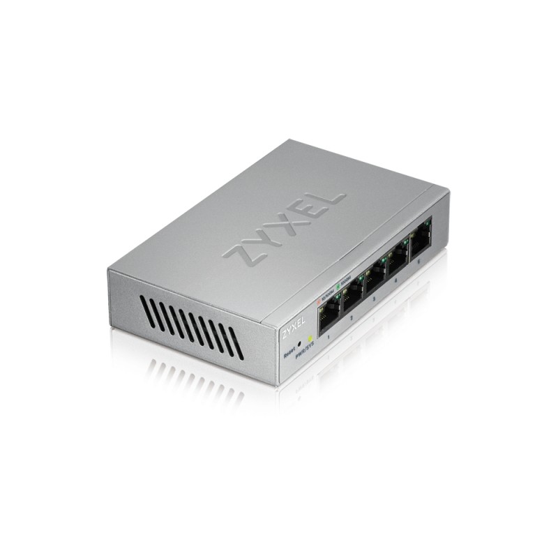 ZyXEL GS1200-5, 5 Port Gigabit web managed Switch, GS1200-5-EU0101F