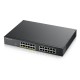 ZyXEL GS1900-24, 24-port GbE L2, 12 Port PoE Smart Switch, rackmount, 130 Watt, GS1900-24EP-EU0101F