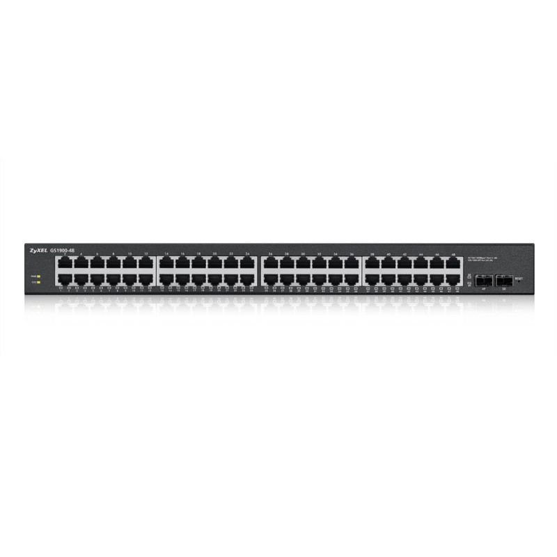 ZyXEL GS1900-48, 48-port GbE L2 Smart Switch, rackmount, GS1900-48-EU0101F