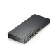 ZyXEL GS1900-8HP, 8-port GbE L2 PoE Smart Switch, 802.3at, desktop, fanless, 70 Watt, GS1900-8HP-EU0103F