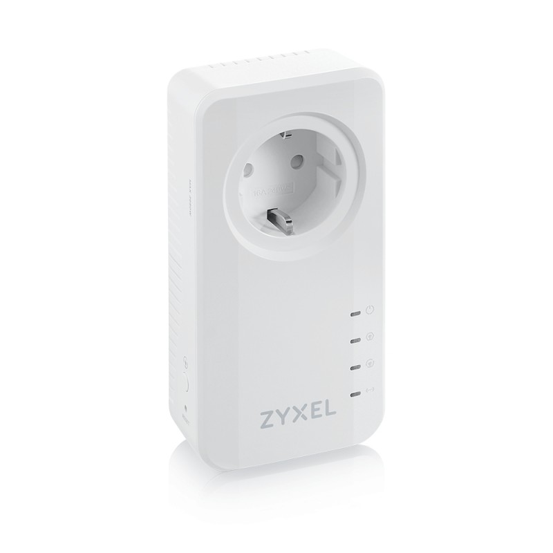 ZyXEL PLA6457, EU, TWIN, G.hn 2400 Mbps Pass-thru powerline, PLA6457-EU0201F