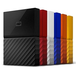 Western Digital My Passport Portable External 2TB USB 3.0, Black