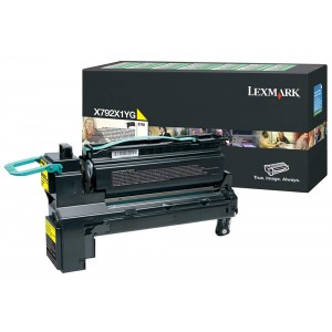 Lexmark X792 Yellow Extra High Yield Return Programme Print Cartridge (20K)
