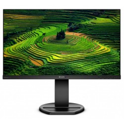 Philips 241B8QJEB, 23.8" Wide IPS, LED, 5ms, 1000:1, 20M:1 DCR, 250cd/m2, 1920x1080@60Hz, Tilt, Swivel, Heigh Adjust, Pivot, D-Sub, HDMI, DVI, DP, USB, Headphone Out , Speakers, Black