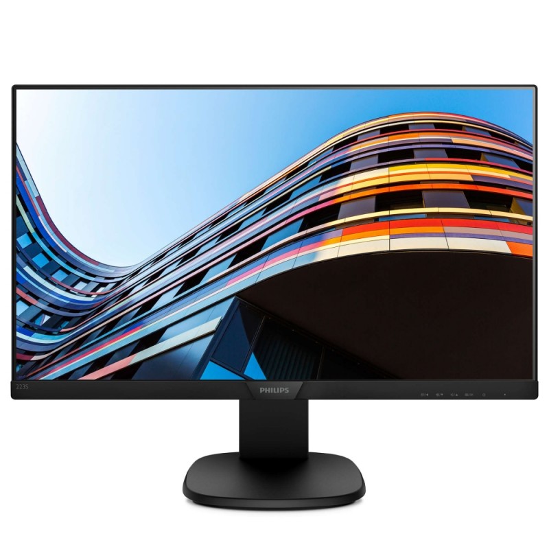 Philips 223S7EJMB, 21.5Wide IPS, LED, 5ms, 1000:1, 20M:1 DCR,250 cd/m2, 1920x1080@60Hz, Tilt, Swivel, Heigh Adjust, Pivot, D-Sub, HDMI