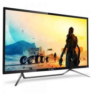 Philips 436M6VBPAB, 43" Wide MVA LED, 4 ms, 4000:1, 50M:1 DCR, 720/1000 cd/m2, 3840x2160@60Hz, Adaptive Sync, 1xUSB-C/2xUSB 3.0, HDMI, DP, Headphone Out, Speakers, Black