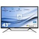 Philips 436M6VBPAB, 43 Wide MVA LED, 4 ms, 4000:1, 50M:1 DCR, 720/1000 cd/m2, 3840x2160@60Hz, Adaptive Sync, 1xUSB-C/2xUSB 3.0, HDMI