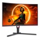 AOC CQ32G3SU/BK, 31.5 VA WLED, 2560x1440@165Hz, 4ms GtG, 1ms MPRT, 300cd/m2, 3000:1, DC 80M:1, Adaptative Sync, FlickerFree, Low Blue