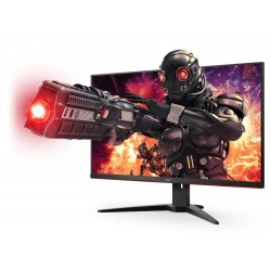 AOC U28G2AE/BK, 28" IPS WLED, 3840x2160@60Hz, 4ms GTG, 1ms MPRT, 300cd/m2, 1000:1, 80M:1 DCR, FreeSync, FlickerFree, Low Blue Mode, 3Wx2, Tilt, 2xHDMI, DP