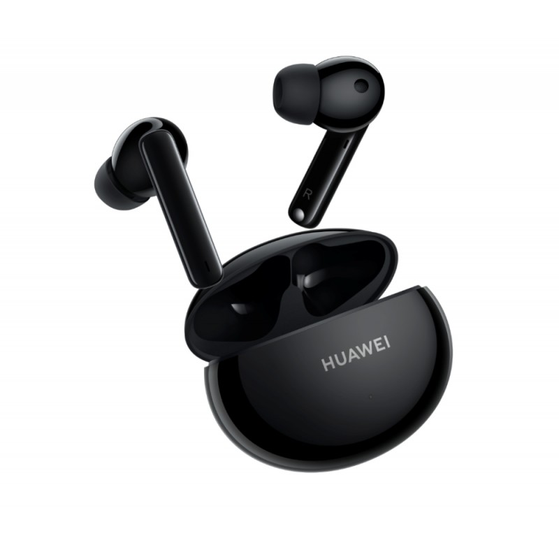Huawei FreeBuds 4i, Carbon Black, 10mm Dynamic Driver, 20 Hz – 20,000 Hz, Active Noise cancellation, Touch Control, Pop-up& Pair, BT